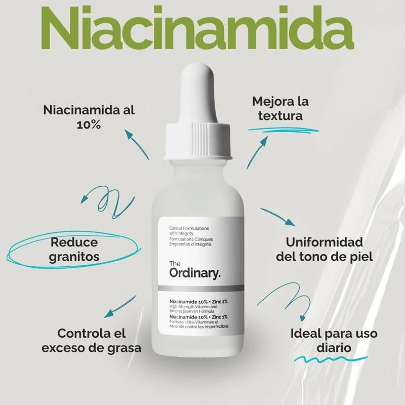 The Ordinary Serum 30ml Essence Suitable for Acne-prone Skin Can Smooth Brighten Support The Skin