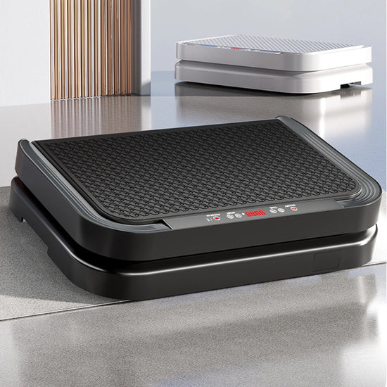 Exercise Vibration Plate with Rope Abdominal Workout Equipment 200 Modes Whole Body Vibrate Fitness Platform for Home Office