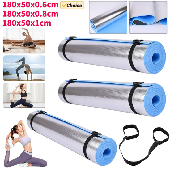 Yoga Mat Anti-Slip EVA — 6/8/10mm Thick | VitalCare Canada
